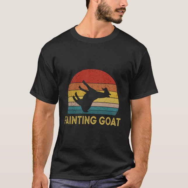 Camiseta Animales de cabra desmayados (Anverso)