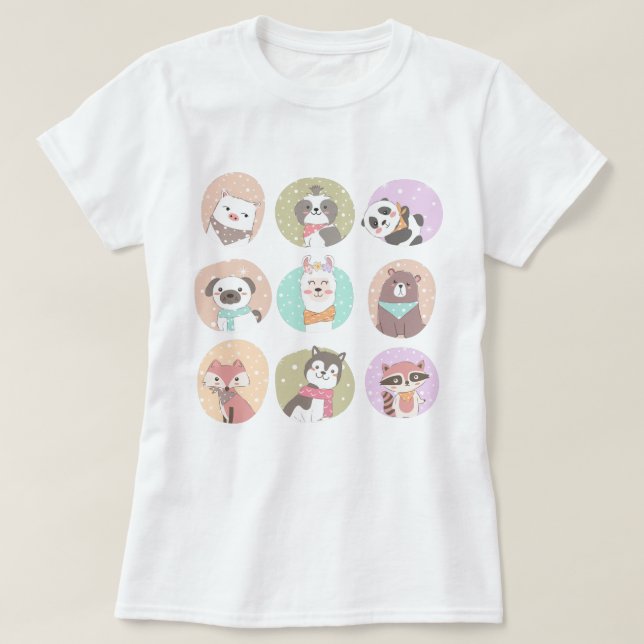 Camiseta Animales de corte (Diseño del anverso)