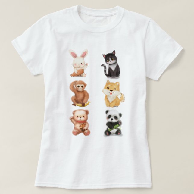 Camiseta Animales de corte (Diseño del anverso)