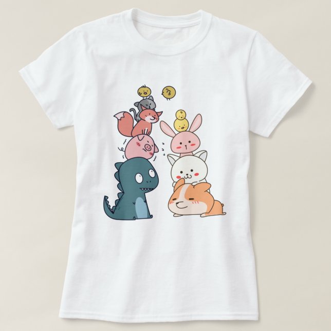 Camiseta Animales de corte (Diseño del anverso)