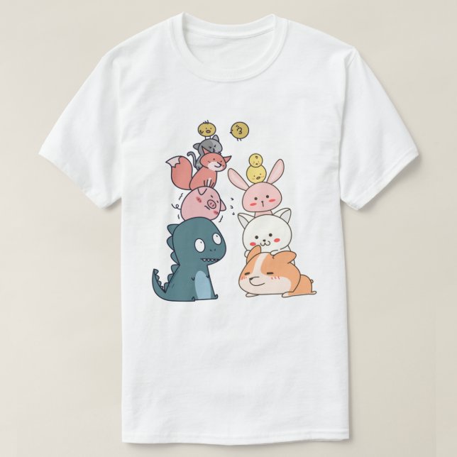 Camiseta Animales de corte (Diseño del anverso)