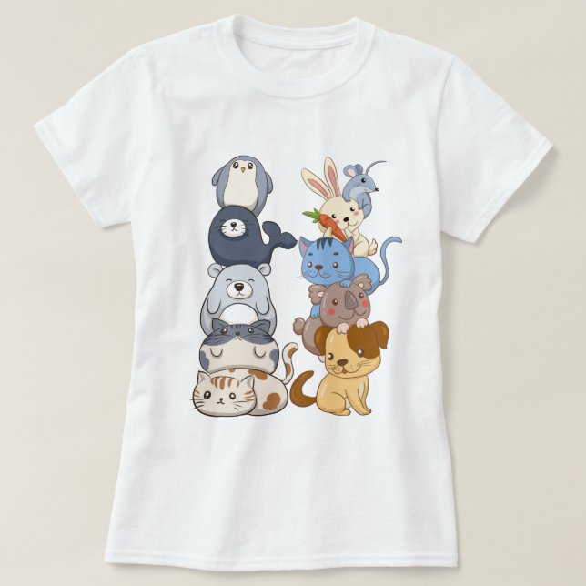 Camiseta Animales de corte (Diseño del anverso)