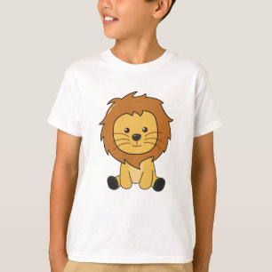 Camiseta Animales De Cuta De León Para Niños Rey De León