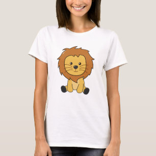 Camiseta Animales De Cuta De León Para Niños Rey De León