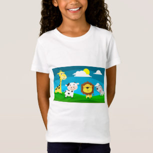 Camiseta Animales de dibujos animados          