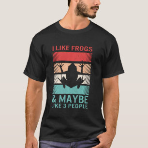 Camiseta Animales De Espíritu De Rana Me Gustan Las Ranas Y