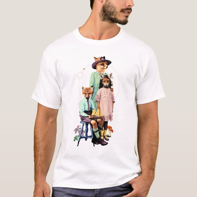CAMISETA ANIMALES DE FAMILIA FOX (Anverso)