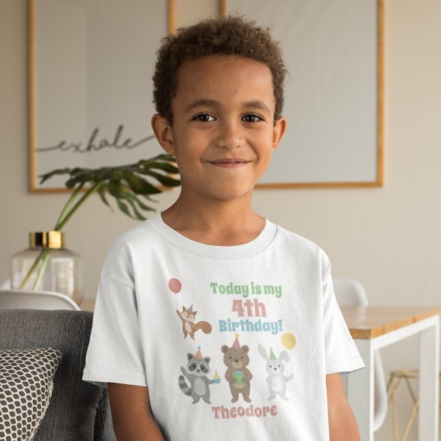 Camiseta Animales de Fiesta Cumpleañero (Subido por el creador)