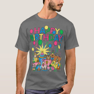 Camiseta Animales de fiesta de cumpleaños