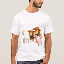 Camiseta Animales de granja
