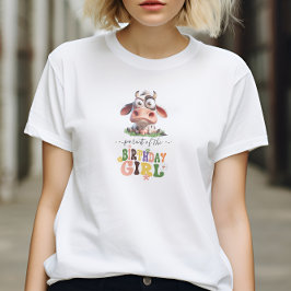 Camiseta Animales de granja de vacas cutas Fiesta de cumple