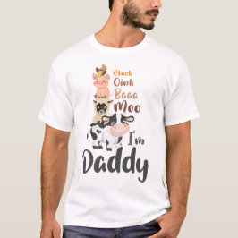 Camiseta Animales de granja Familia Cumple con Papá Noel