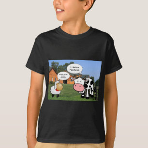 Camiseta Animales de granja lindo personalizado divertido c