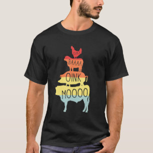 Camiseta Animales de granja Pirámide Granja Chica del campo