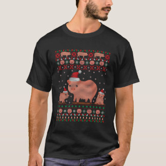 Camiseta Animales de granja porcina Ugly Happy