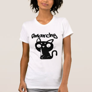 Camiseta Animales De Halloween De Anarquía Graciosa Para Mu