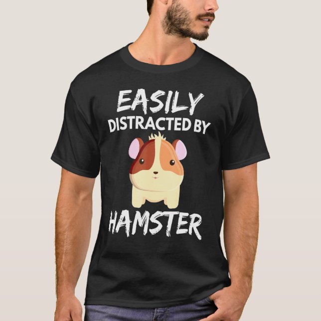 Camiseta Animales de hámster fácilmente distrados (Anverso)