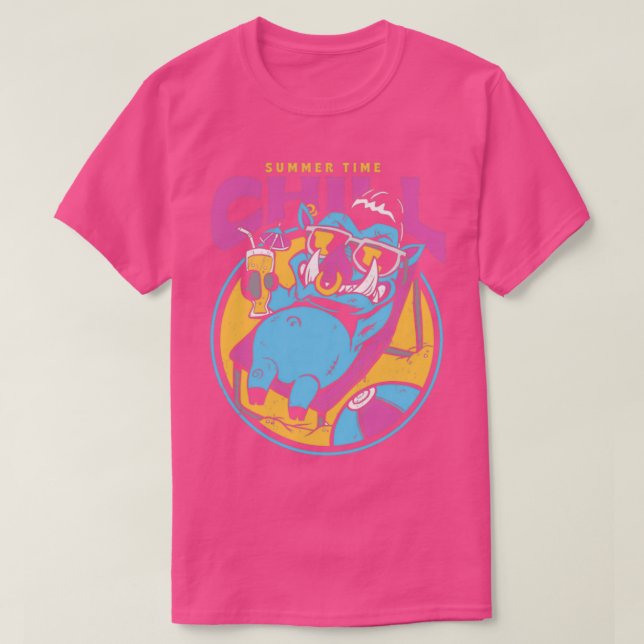 Camiseta Animales de jabalí escalofriantes (Diseño del anverso)