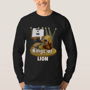 Camiseta Animales de Karaoke Cantan REYES Del LEÓN