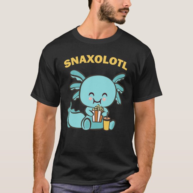 Camiseta Animales de Kawaii de Cute Axolotl Lover Snaxolotl (Anverso)