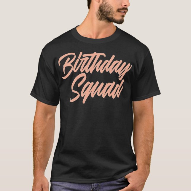 Camiseta Animales de la brigada de cumpleaños - (Anverso)