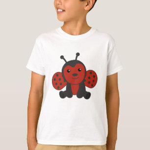 Camiseta Animales De La Cuesta Roja De La Mariquita Para Ni