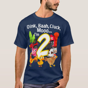 Camiseta Animales de la fiesta de cumpleaños de una granja 