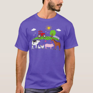 Camiseta Animales de la granja de la granja de la granja