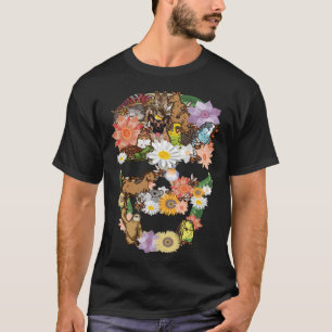 Camiseta Animales de la jungla silvestre florecen intensame