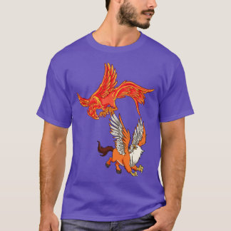 Camiseta Animales de la mitología Fénix vs Hipogryph