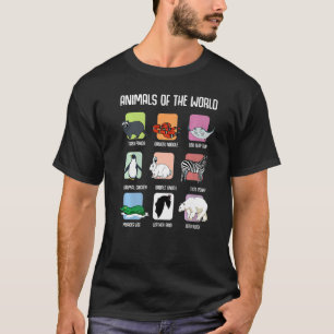 Camiseta Animales De La Vida Del Zoológico Mundial Zebra Pa