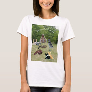 Camiseta animales de la yoga en el texto del parque 2