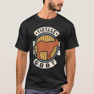 Camiseta Animales de los años 70 del Goat Vintage Classic R