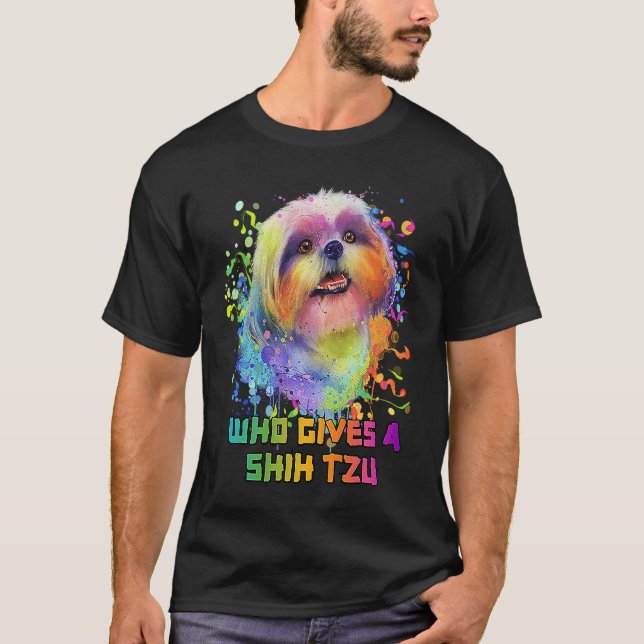 Camiseta Animales de los Mascotas de los perros chiítas tuz (Anverso)