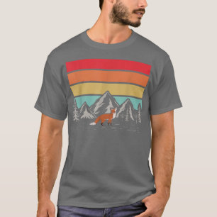 Camiseta Animales de montaña Retro Forest