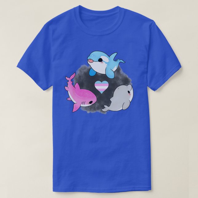 Camiseta Animales de orgullo transversal (Diseño del anverso)