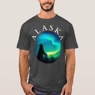 Camiseta Animales de oso de Alaska Amantes de acampar en TS