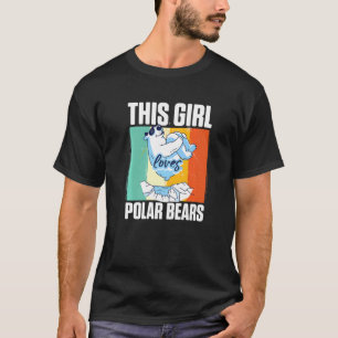 Camiseta Animales De Oso Polar A Este Chica Le Encantan Los