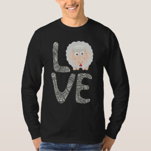 Camiseta Animales de pastor de ovejas de amor