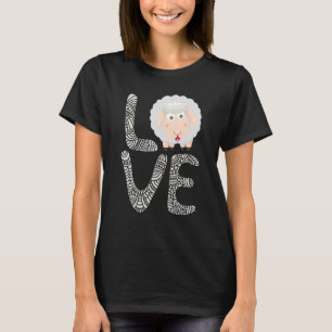 Camiseta Animales de pastor de ovejas de amor