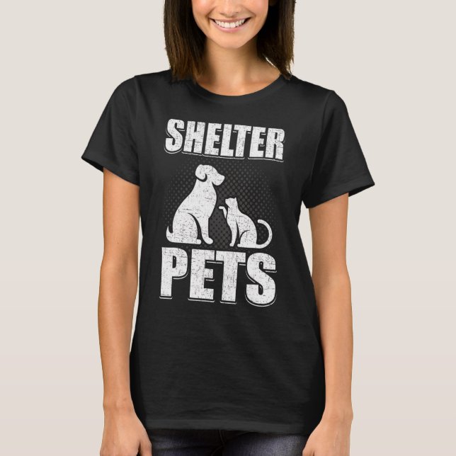 Camiseta Animales de refugio para Mascotas (Anverso)