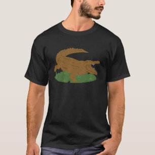 Camiseta animales de reptiles cocodrilos lagarosos 2