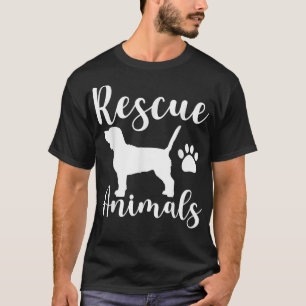 Camiseta Animales de rescate, rescate de perros, adopción d