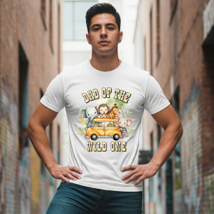 Camiseta Animales de safari de cumpleaños del papá de los c