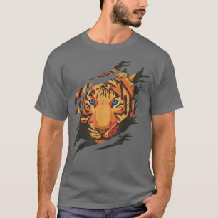 Camiseta Animales de tigre Hombres Niños 5874