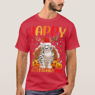 Camiseta Animales De Tigres Blancos Enamorados Feliz Tigre