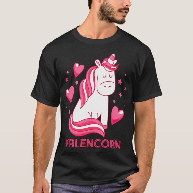 Camiseta Animales de Valentine Unicorn (Anverso)