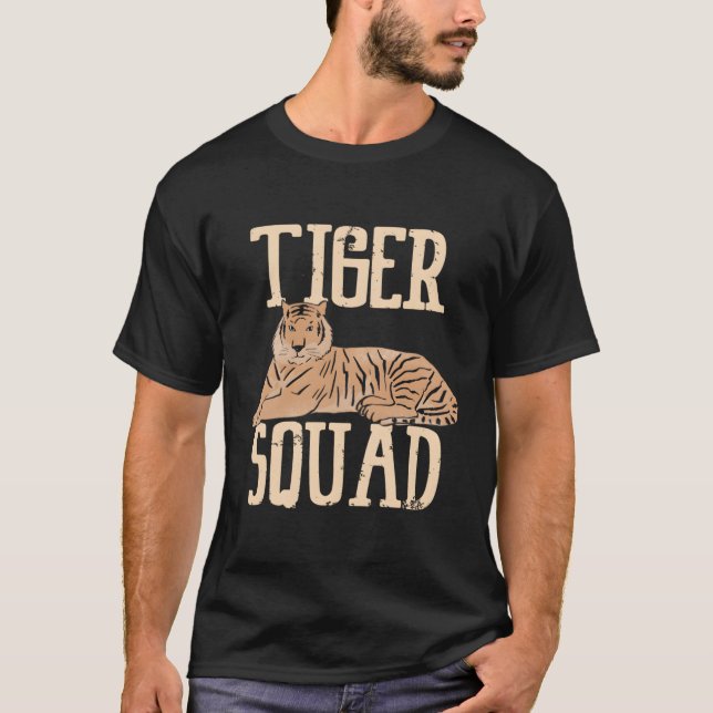 Camiseta Animales de vida salvaje de la brigada de los tigr (Anverso)