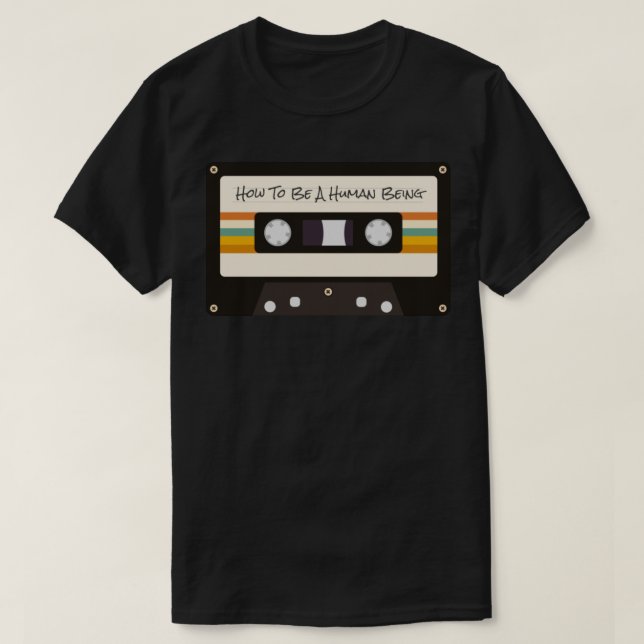 Camiseta Animales de vidrio - Cómo ser un ser humano (Diseño del anverso)