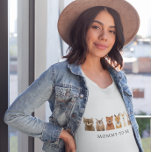 Camiseta Animales De Woodland Mami Para Ser<br><div class="desc">Camiseta temática de madera para tu ducha de bebé. Ilustracion rústico de animales de la selva con un texto que dice "mamá debe ser".</div>